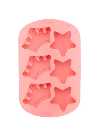 Buy Wilton Royal Crowns and Stars Silicone Cake Mold, 6-Cavity in UAE