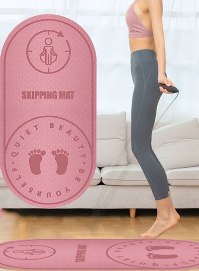 Buy Exercise Skipping Mat, Yoga Mat, Jump Rope Mat, Pilates Workouts Stretching Mat, Anti Slip Exercising Mat For CrossFit Fitness, Yoga, Aerobics, Athletes, For Home Gym, Indoor and Outdoor in Saudi Arabia