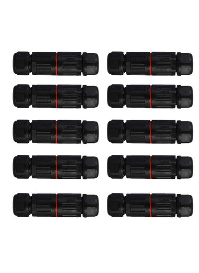 اشتري 10 Pcs Waterproof Junction Box, IP68 Outdoor Cable Connector, 4 7mm Waterproof Outdoor Sleeving Coupler, Electrical Waterproof Branch Sleeving في السعودية