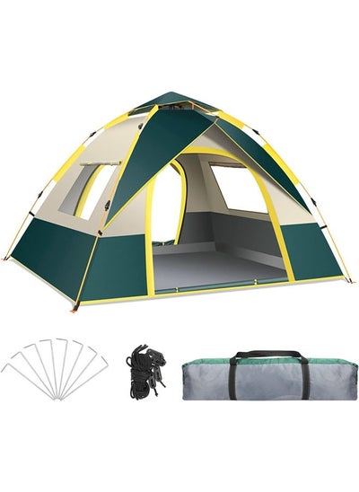 Buy 1-2 Person Camping Tent, Pop up Tents for Camping, Easy Set Up, Portable Windproof Dome Tent for Camping Hiking & Traveling, with Storage Bag, 8 Ground Ding, 4 Windproof Rope in Saudi Arabia