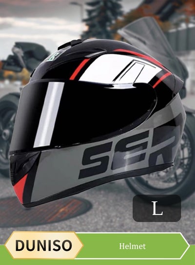 Full face motorcycle helmet, lightweight crash resistant motorcycle ...