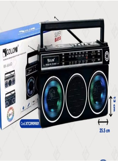 Buy Bands Radio With USB/TF Music Player With Super Bass FM/AM/SW in Saudi Arabia