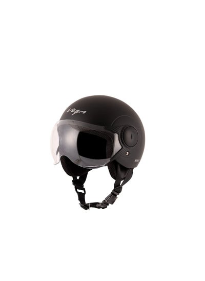 Buy Vega Atom Dull Black Helmet-Medium in UAE