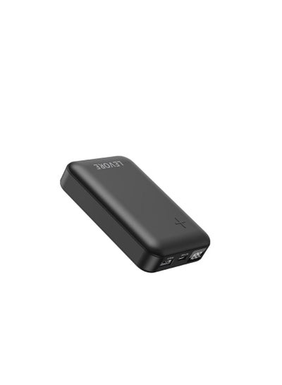 Buy Levore PowerBank 10000mAh, Fast Charging with USB-A PD22.5W and USB-C PD20W - Black in UAE