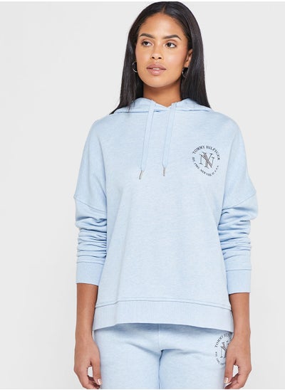 Buy Drawstring Detail Logo Hoodie in UAE