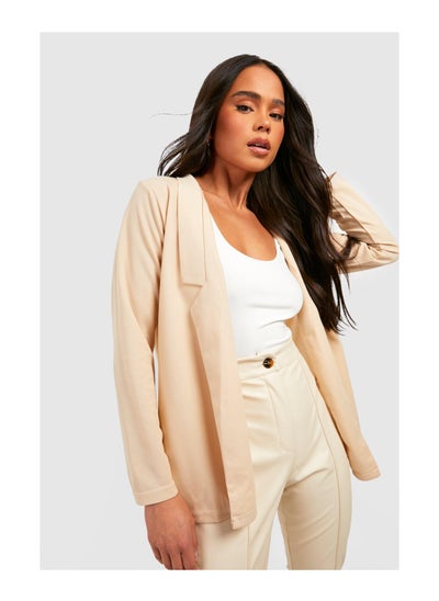 Buy Petite Notch Detail Oversized Blazer in UAE