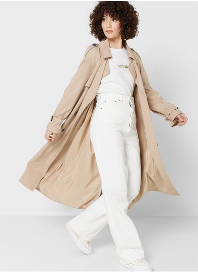 اشتري Belted Longline Coat في الامارات