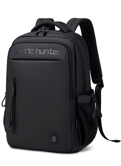 Buy B00534 15.6-Inch Laptop Casual Multi-Function Oxford Waterproof Backpack Bag - Black in Egypt