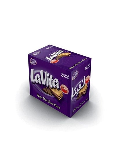 Buy katakit Lavita Wafer Cocoa 22 Gram 24 Pieces in UAE