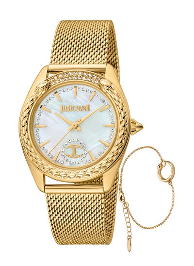 اشتري Women's Analog Round Shape Stainless Steel Wrist Watch JC1L195M0225 - 34 Mm في السعودية