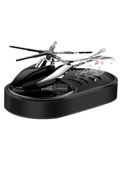 Buy Car Air Freshener Solar Powered Helicopter Air Perfume For Car Long Lasting Fragrances Diffusers For Auto Dashboard Car Perfumes in UAE