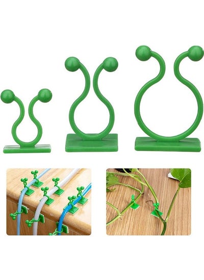 اشتري 120-Piece Plant Climbing Wall Fixture Clips Set Green 20x13x5cm في الامارات