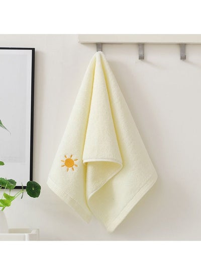 Buy M MIAOYAN Cotton Weather Cute Soft Absorbent Towel White in Saudi Arabia