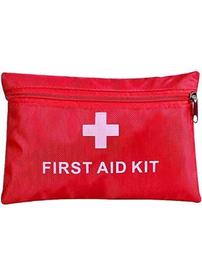 Buy Portable First Aid Kit Pouch, 13 Pieces, Waterproof Lightweight Small Emergency Bag for Home, Outdoors, Travel, Car, Camping, Hiking in UAE