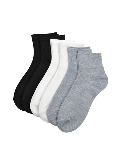 اشتري Men 3 Pairs Athletic Cotton Socks Outdoor Sports Casual Socks في السعودية