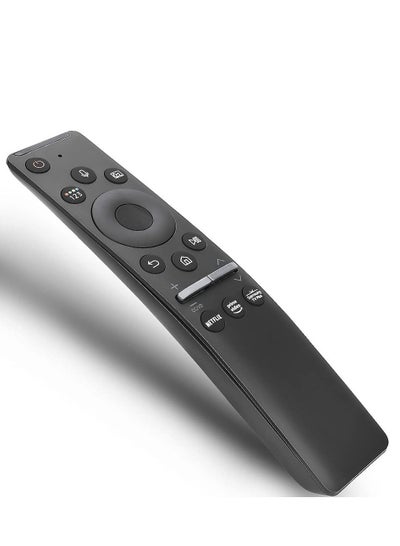 Buy Voice Remote Control for Samsung TV Remote All Samsung LED QLED UHD SUHD HDR LCD HDTV 4K 3D Curved Smart TVs, with Shortcut Buttons for Netflix, Prime Video, Samsung Plus in Saudi Arabia