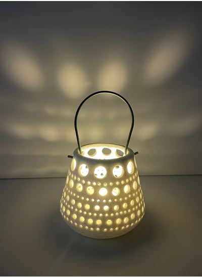 اشتري Handcrafted Ceramic Portable Night Light - Place on Children's Bedside, Accompanying Sweet Sleep في السعودية