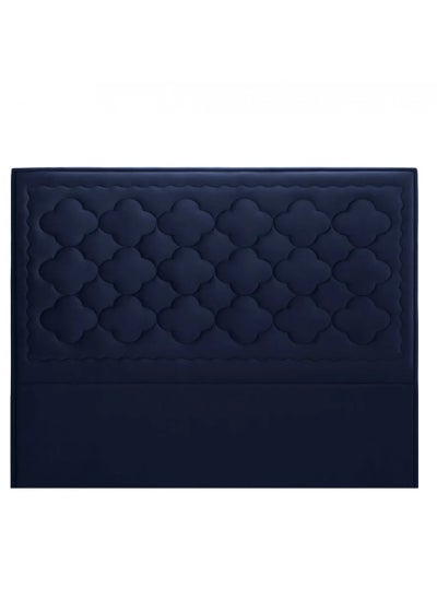 Buy H225 | Velvet headboard - Dark Blue in Saudi Arabia