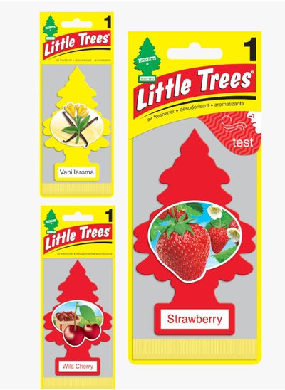 Buy LITTLE TREES 3PCS HANGING CARD AIR FRESHENER in UAE