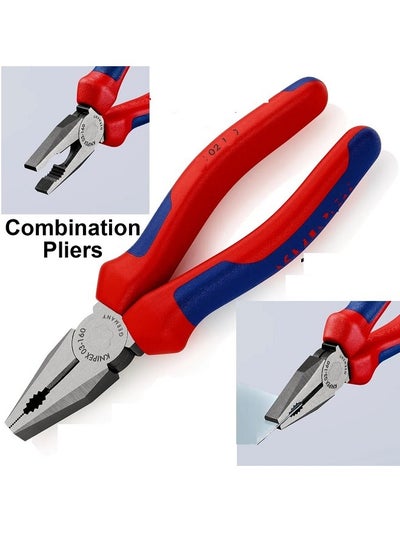 Buy 8"COMBINATION PLIER RED AND BLUE  BODY WITH  WISEMANN in Egypt