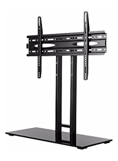 Buy Dreamstar 32"-70" inch Single Tabletop TV Stand With Tempered Glass Base Black in Saudi Arabia