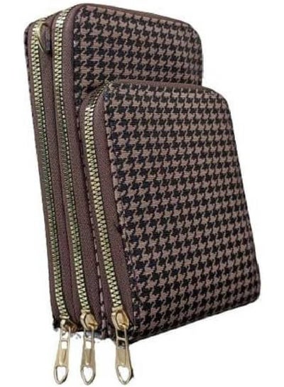 Buy Crossbody Bag For Women With 3 Zippers in Egypt