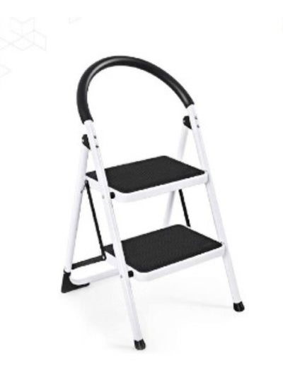 Buy 2-Steps Home Metal Ladder White in Saudi Arabia