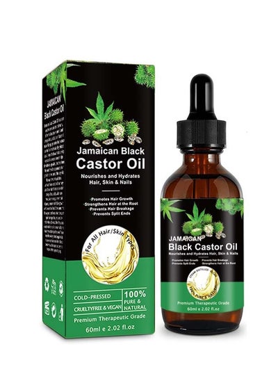 Buy Castor Oil for Hair Growth, Nourishes and Hydrates Hair, Skin & Nails, Prevents Hair Breakage, Organic Hair Growth Oil, Natural Hair Care Oil, Cruelty Free in Saudi Arabia