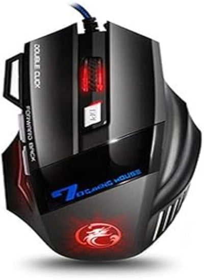 Buy Colorful Breathing Light Gaming Gaming Mouse - Black in Egypt