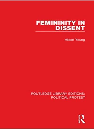 Buy Femininity In Dissent by Alison Young Paperback in UAE