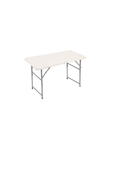 Buy Foldable Buffet Table White/Black 120x73x60cm in Saudi Arabia