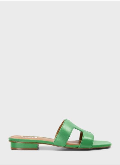 Buy Loupe Side Strap Flat Sandals in Saudi Arabia