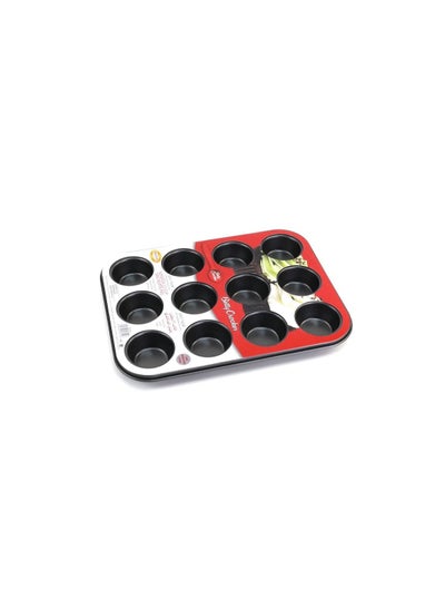 اشتري Betty Crocker 12cup Muffin Pan 25.5x19.5cm في الامارات