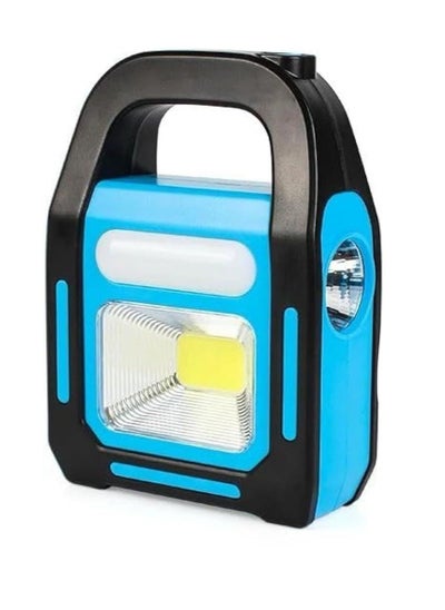 Buy Qshop 3 in 1 Solar Outdoor Emergency Light and Camping Spotlight, Brightest COB LED Rechargeable + USB Charging Port for Devices in Egypt