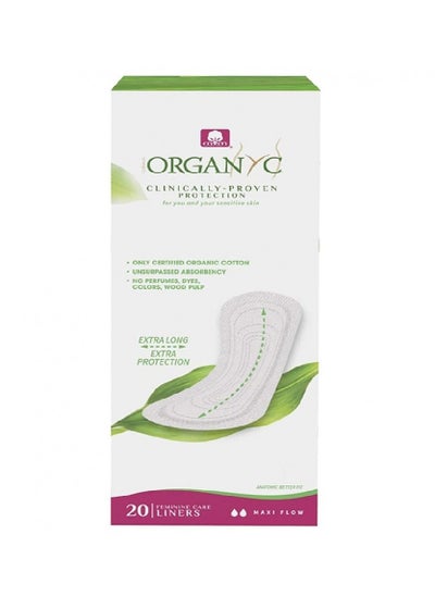 Buy Organic sanitary napkins with organic cotton, clinically intensive protection, 20 pads in Saudi Arabia