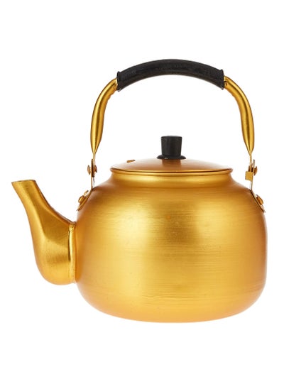 Buy 1-Litre Stove Top Karak Tea Kettle Gold/Yellow for Black Tea,cawa,Kahwa and Coffee in UAE