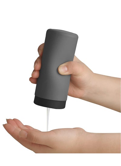 اشتري Dish Soap Silicone Dispenser for Kitchen Sink Squeeze Washing Up Liquid and Hand Soap Round refillable Silicone Bottles Easy to Fill and to use 8.5 oz في الامارات