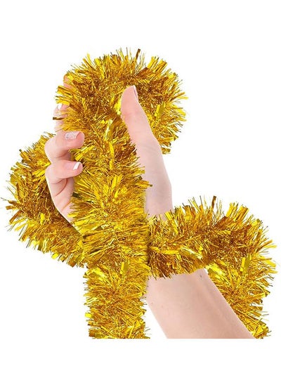 Buy Christmas Tree Tinsel Garland Metallic Streamers in Egypt