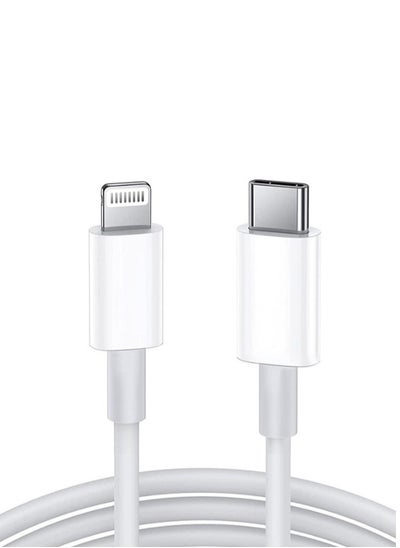 Buy 1 Meter USB-C to Lightning Cable, Fast PD Charging and High-Speed Sync Compatible with iPhone X/XS/XR/XS Max/8/8 Plus, iPad Pro 2017, and More in Egypt