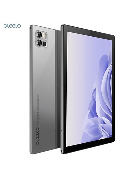 Buy Oteeto Tab 12 5G Android Tablet 8 GB RAM 256 GB ROM 6000mAh Battery 10.1 inch Display with Dual SIM Support Grey in UAE