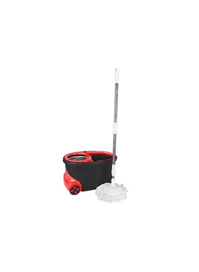 Buy Ghost Spin Mop & Bucket Set Red & Black 100451 in Egypt