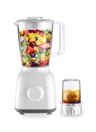 Buy 650W 2 in 1 Food Processor Blender Mixer With Blender Grinder And Chopper in UAE