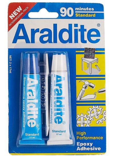 اشتري Araldite Epoxy (Blue, 17Ml, 2 Tubes) في الامارات