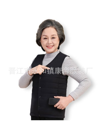 اشتري Winter Heated Vest Men Women USB Smart Thermal Waistcoat Female Black Zone 5 في الامارات