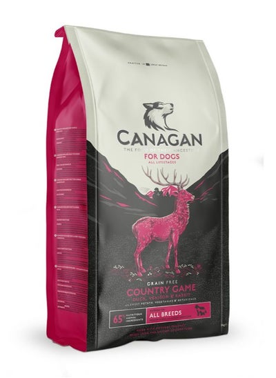 اشتري Canagan Country Game for All Breeds Dogs 12KG في الامارات