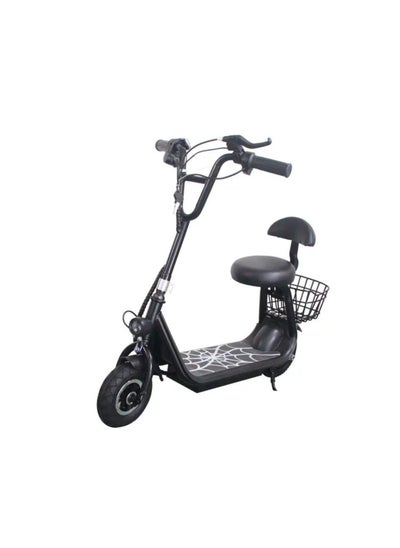 Buy Electric Scooter with Basket for kids | Electric Scooter | Electric Scooter with Seat | Foldable Electric Scooter | 36V Voltage | 350W Motor | Front and Rear Lights | Storage Basket | 8-Inch Tires in Saudi Arabia