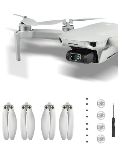 اشتري مراوح للطائرات بدون طيار DJI Mini 2 / SE مزودة بزوجين من مراوح التحرير السريع القابلة للطي و 4 قواعد خاصة للإفراج السريع ، واستبدال الطائرات بدون طيار بضوضاء منخفضة ، وملحقات دعامة التثبيت السريع في السعودية