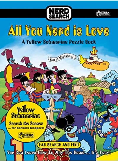 اشتري Beatles Nerd Search: A Yellow Submarine Puzzle Book في الامارات