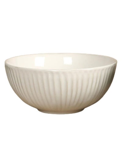 اشتري Gallery Porcelain Bowl White 20 cm في الامارات