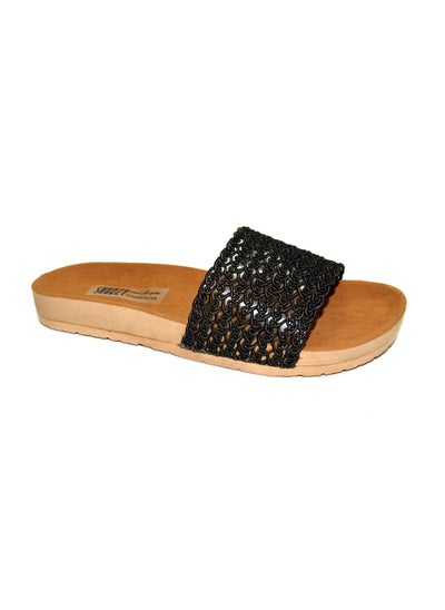 Buy Fashionable Women Slippers - Black in Egypt